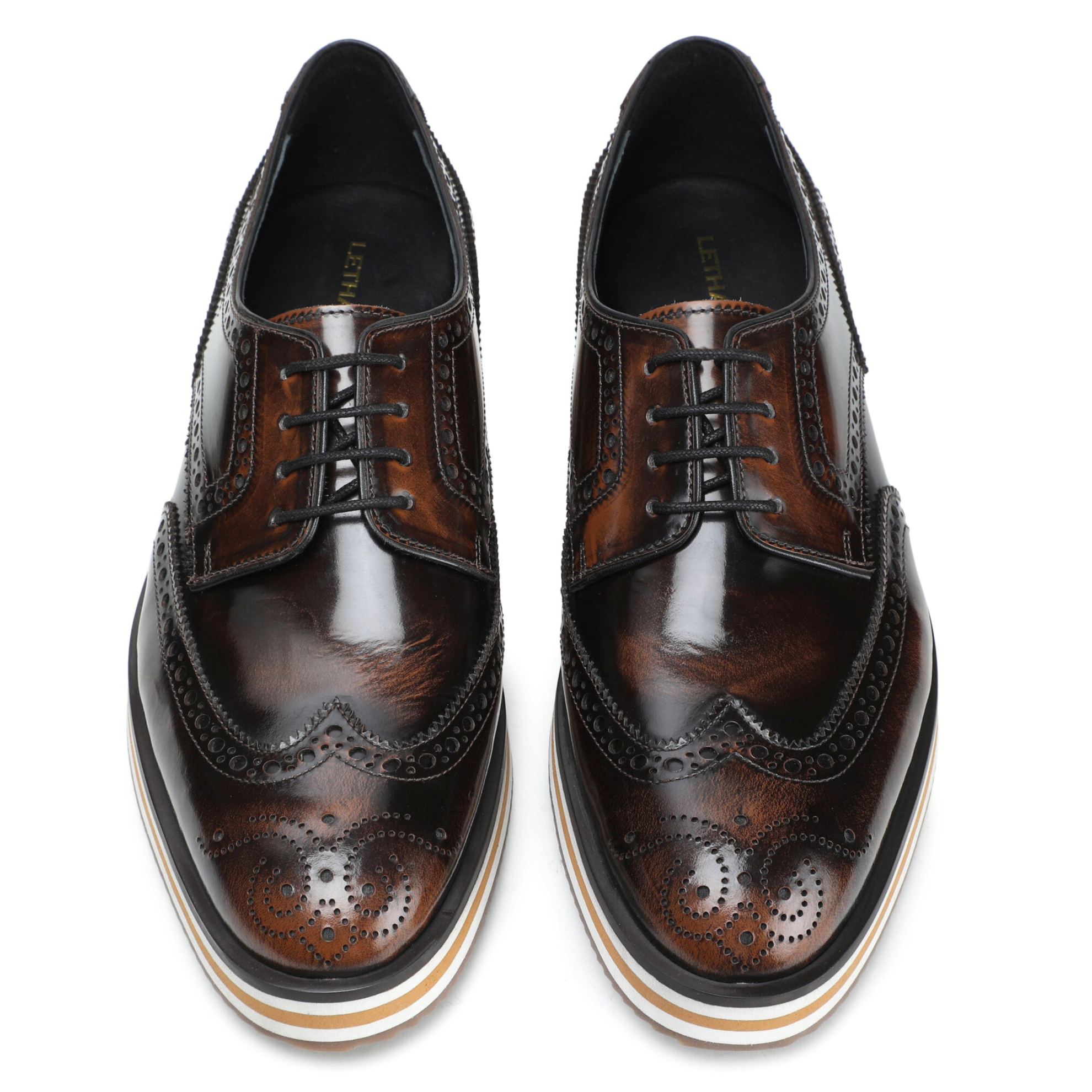 Wingtip Sneakers- Brush Off Brown