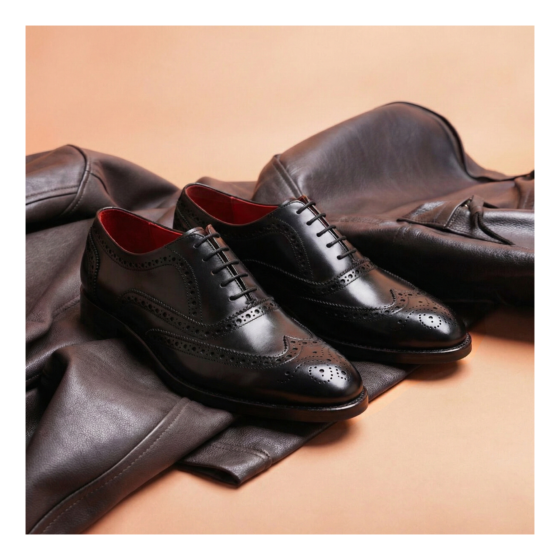 Wingtip Brogue Oxford - Black