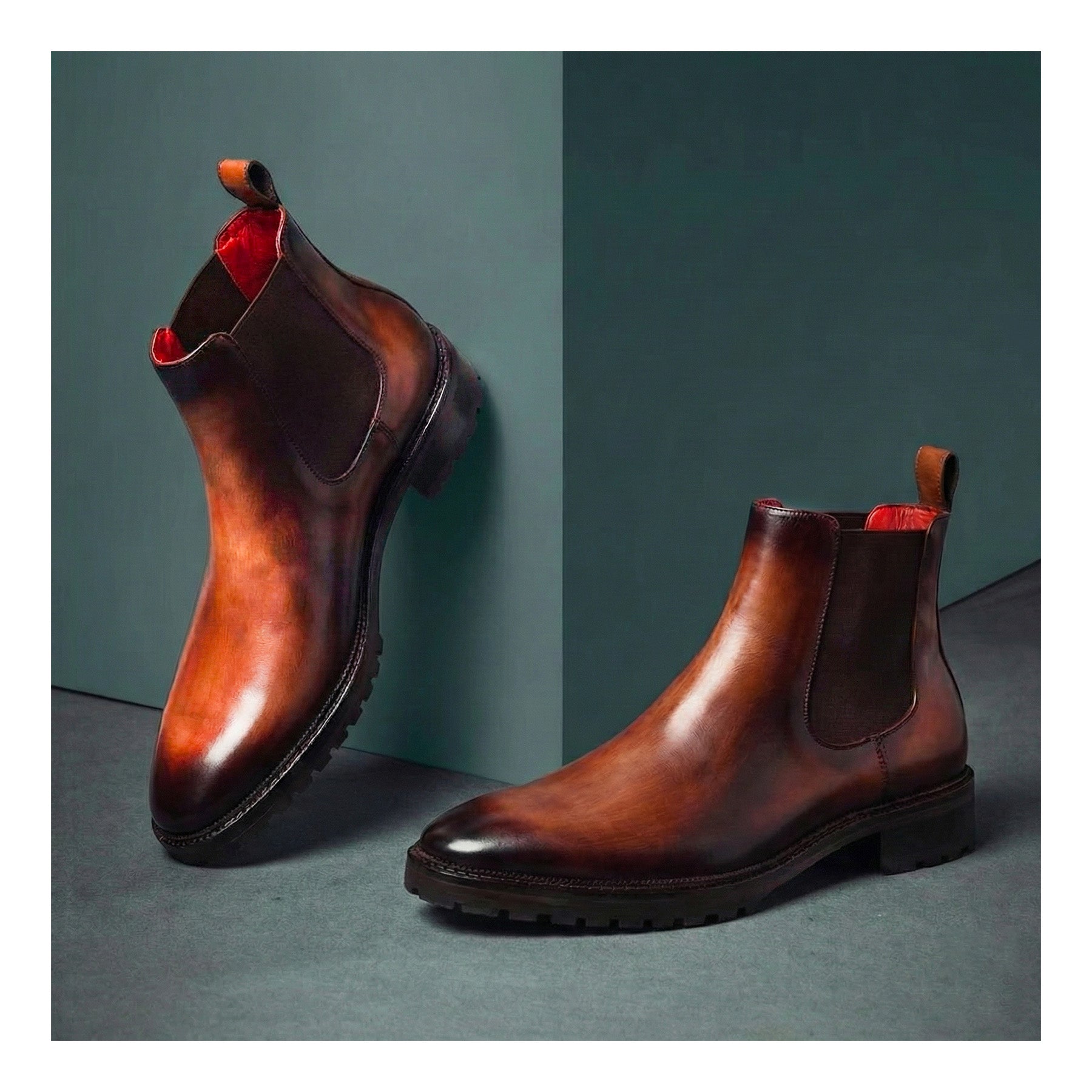 Mens Chelsea Boots- Brown