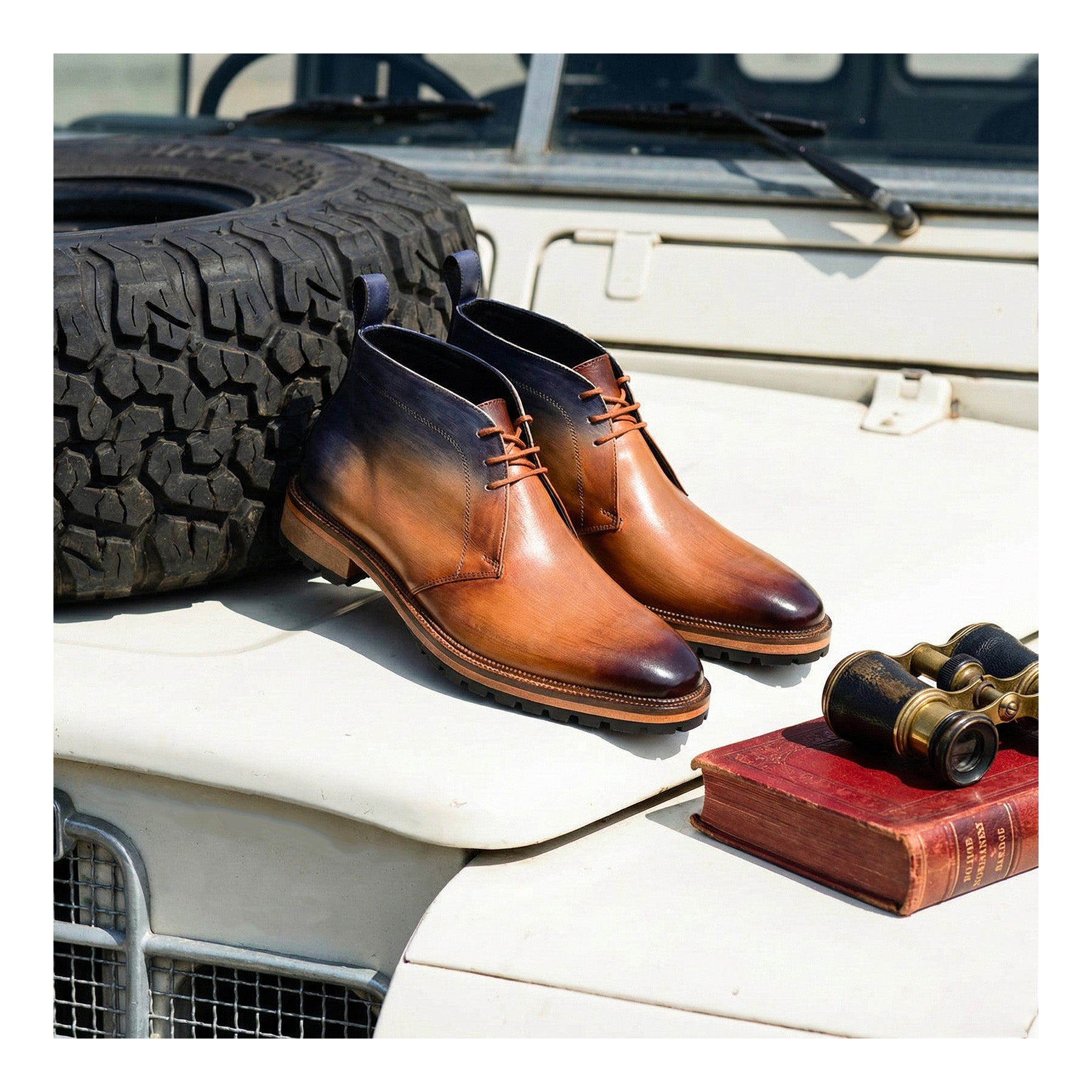 Classic Chukka Boots- Tan